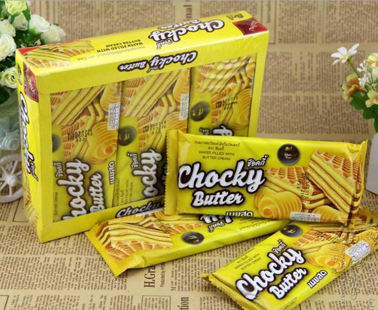 泰国特产 进口ChockyButter黄油巧客威化饼干432g 进口休闲食品零食 满额包邮