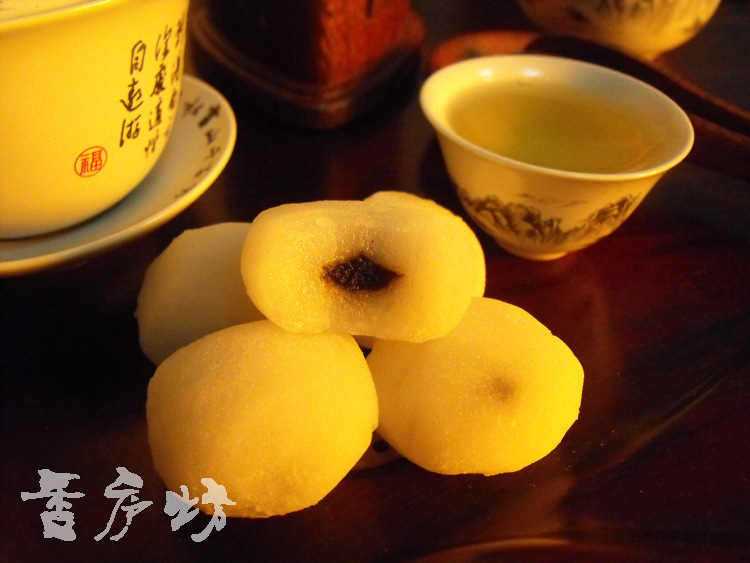 江西特产 香庐坊九江庐山特产 休闲特色200g红米味茶饼