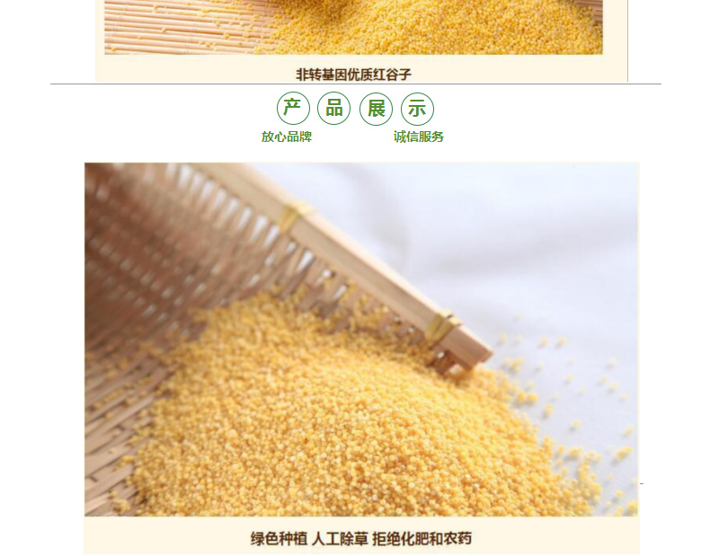 东北特产 2袋起售*大庆老街基托古小米 营养小黄米 黎米 月子米