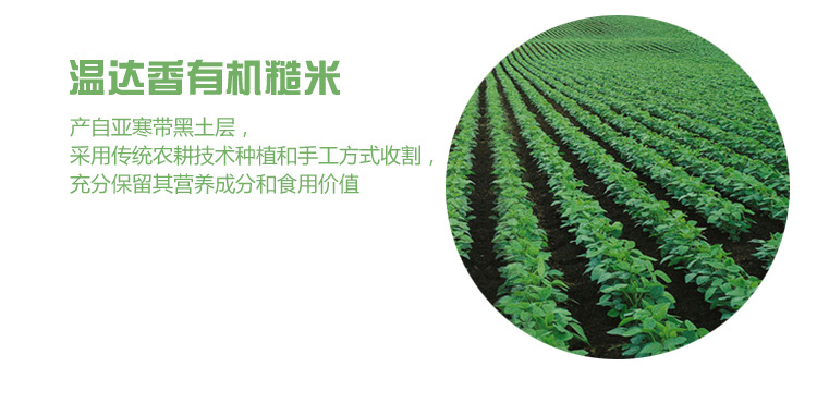 东北特产 黑龙江正宗温达香有机糙米400g 新品包装有机食品