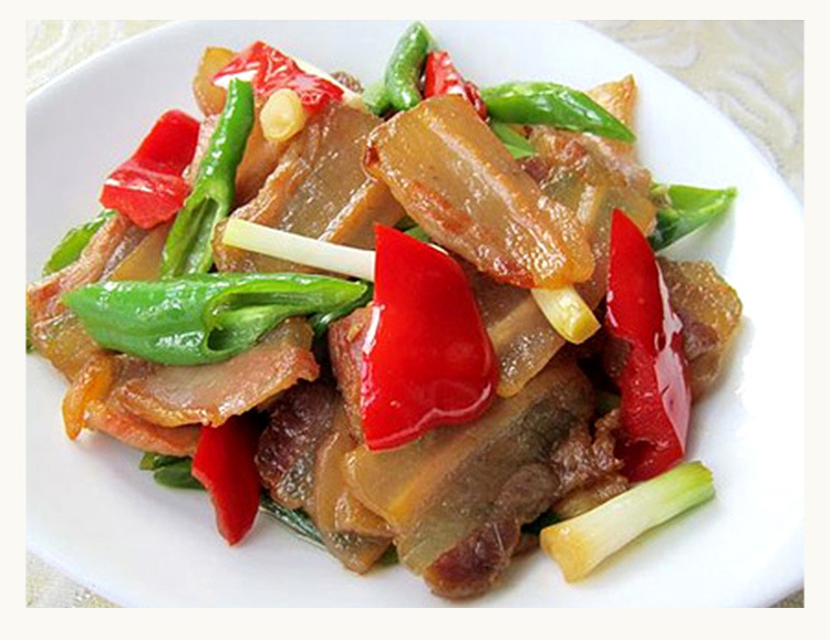 安徽特产 风干肉腌肉特色五花腊肉自然晾晒咸肉500g 两件包邮