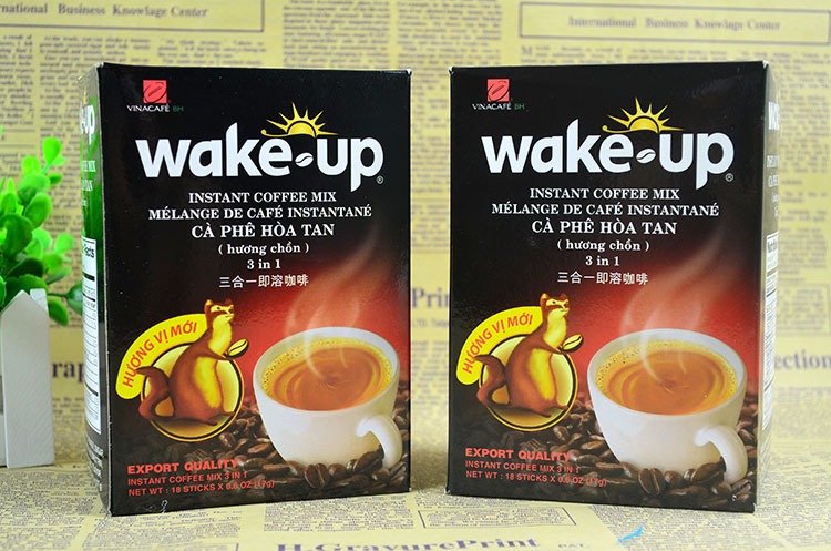 特色饮品 进口饮品wakeup三合一速溶咖啡猫屎咖啡味306克 单盒邮费7元 两盒包邮