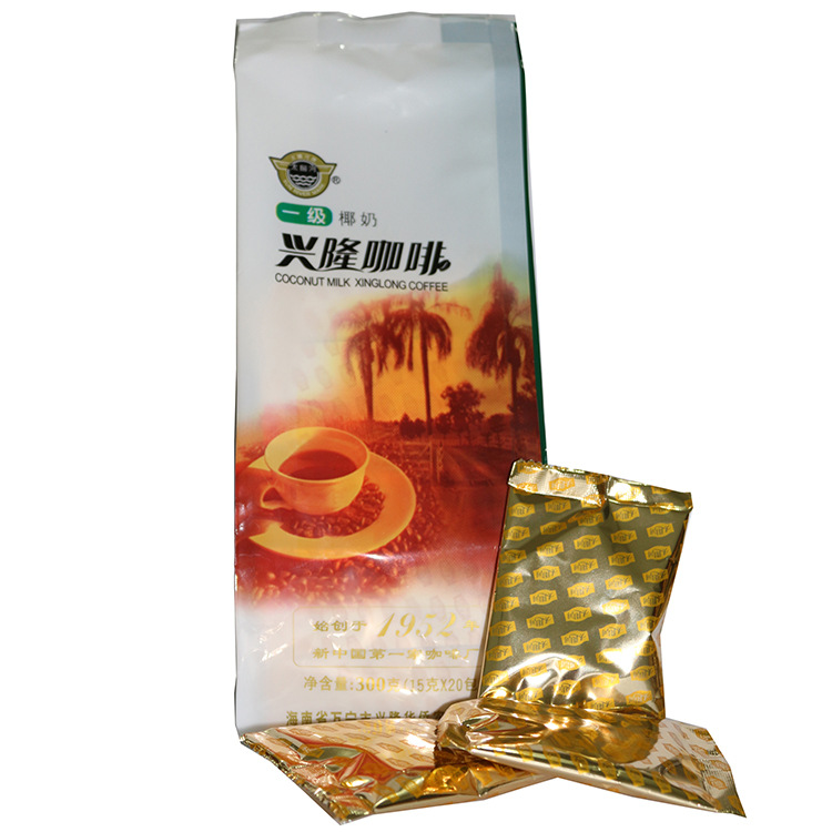 ​海南特产 太阳河椰奶咖啡300g/袋 独立小包装  运费7元 2件包邮