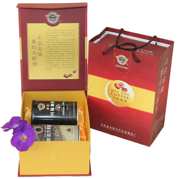 海南特产 太阳河咖啡罐装小礼盒  运费7元 2件包邮
