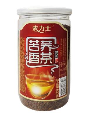 内蒙古特产 麦力士苦荞香茶荞麦茶500克罐装 运费7元 3件包邮