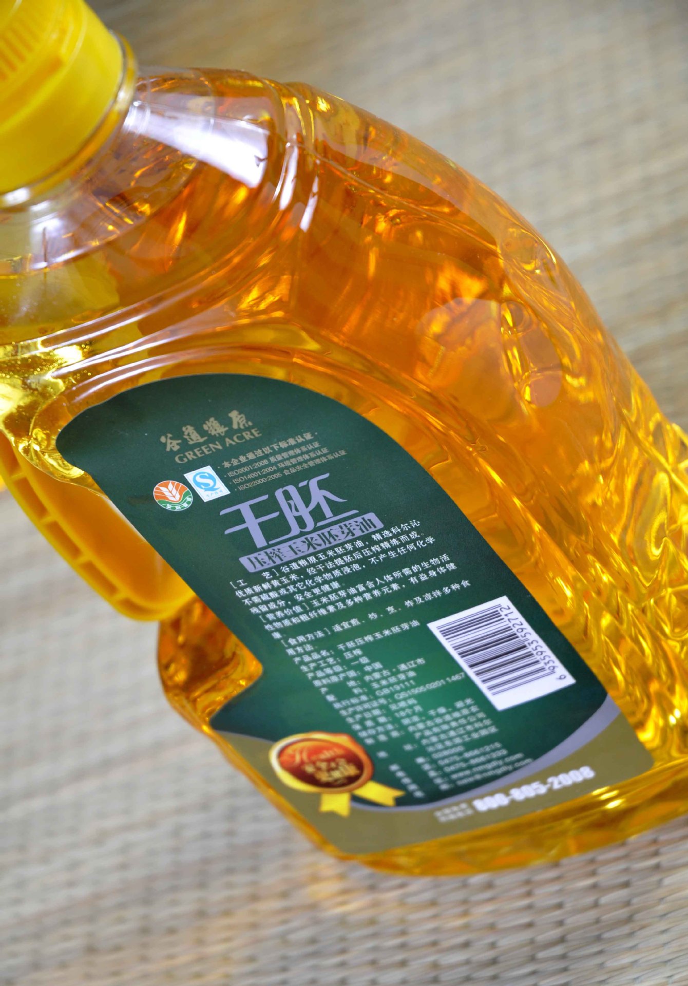 内蒙古特产 谷道粮原 干胚玉米油 植物油 玉米胚芽油 黄金产量带