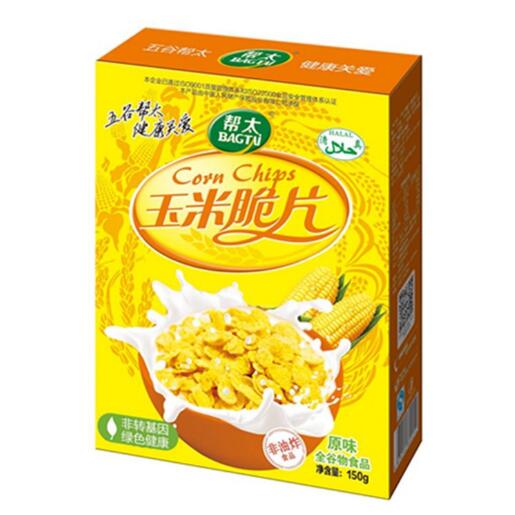 河南特产 帮太谷物食品 玉米片150g 即食谷物早餐 单盒运费7元 2盒包邮