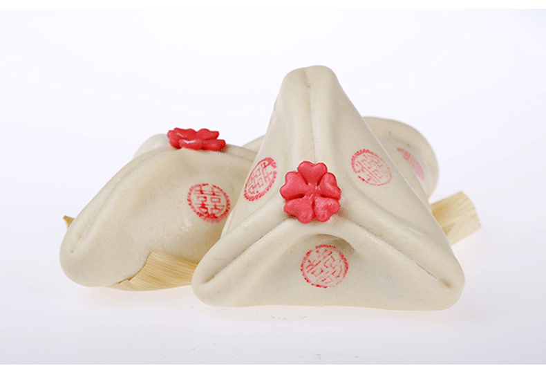 山东特产 三角饽饽胶东传统喜糖包糖三角饽饽馒头馍馍面食2400g 12个装 包邮