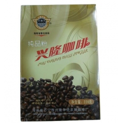 海南特产 太阳河纯品咖啡粉228g 烘培纯黑咖啡磨粉 运费7元 2件包邮