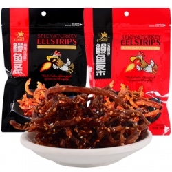上海特产 鳗鱼条香港众星鳗鱼条80g 4袋包邮