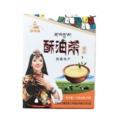 西藏特产 林芝藏佳香青稞酥油茶 84g盒装