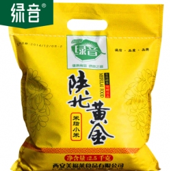 陕西特产  绿音陕北米脂黄小米2.5kg 农家新米 满额包邮