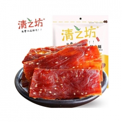 清之坊  零食猪肉脯肉干香辣200g 休闲食品特产独立小包装  满额包邮
