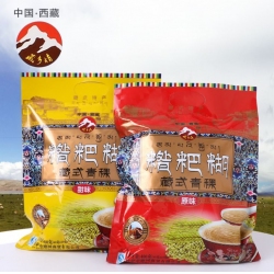 西藏特产   藏式青稞糌粑糊原味甜味 400g/袋 